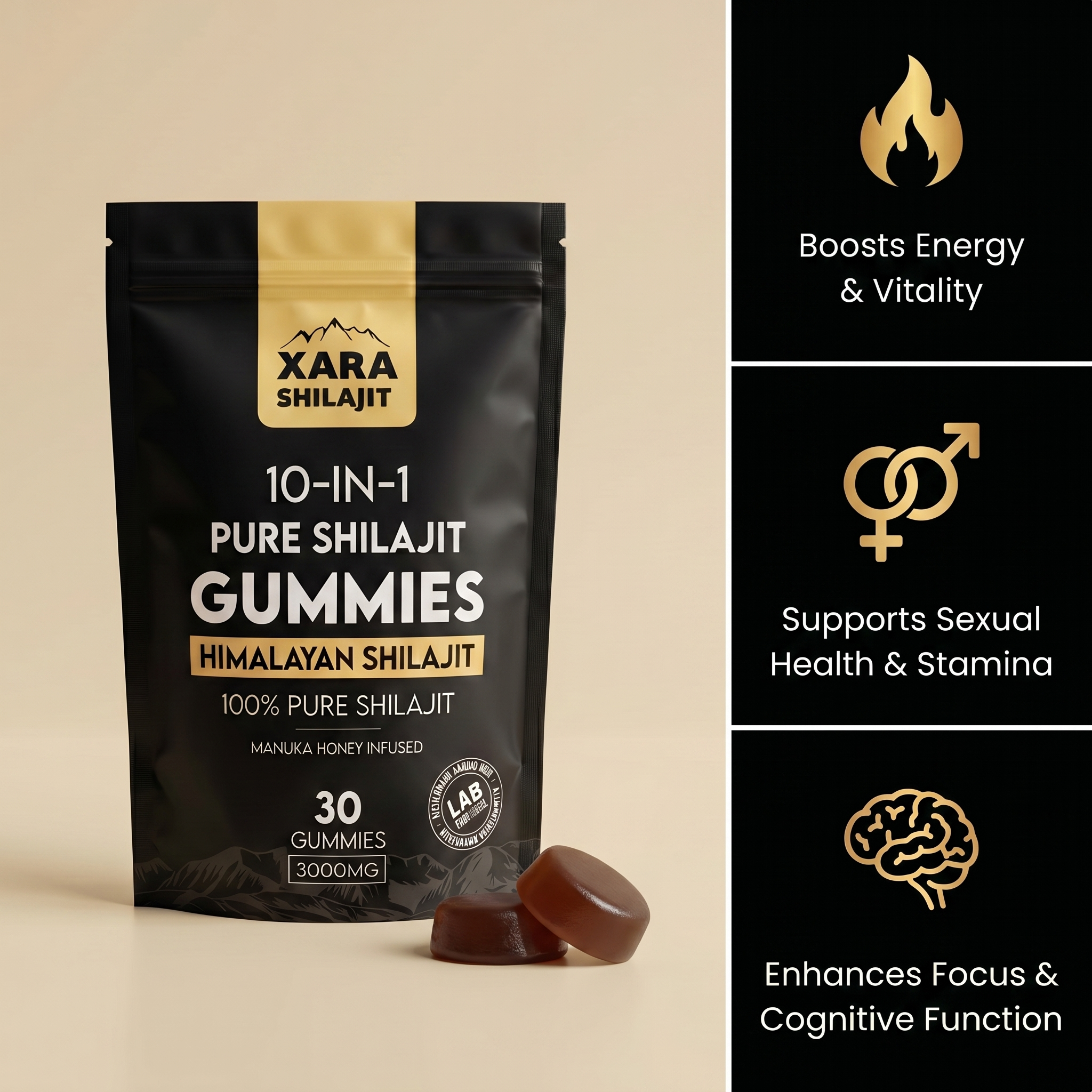 Glytze Pure Shilajit Gummies upgraded formula