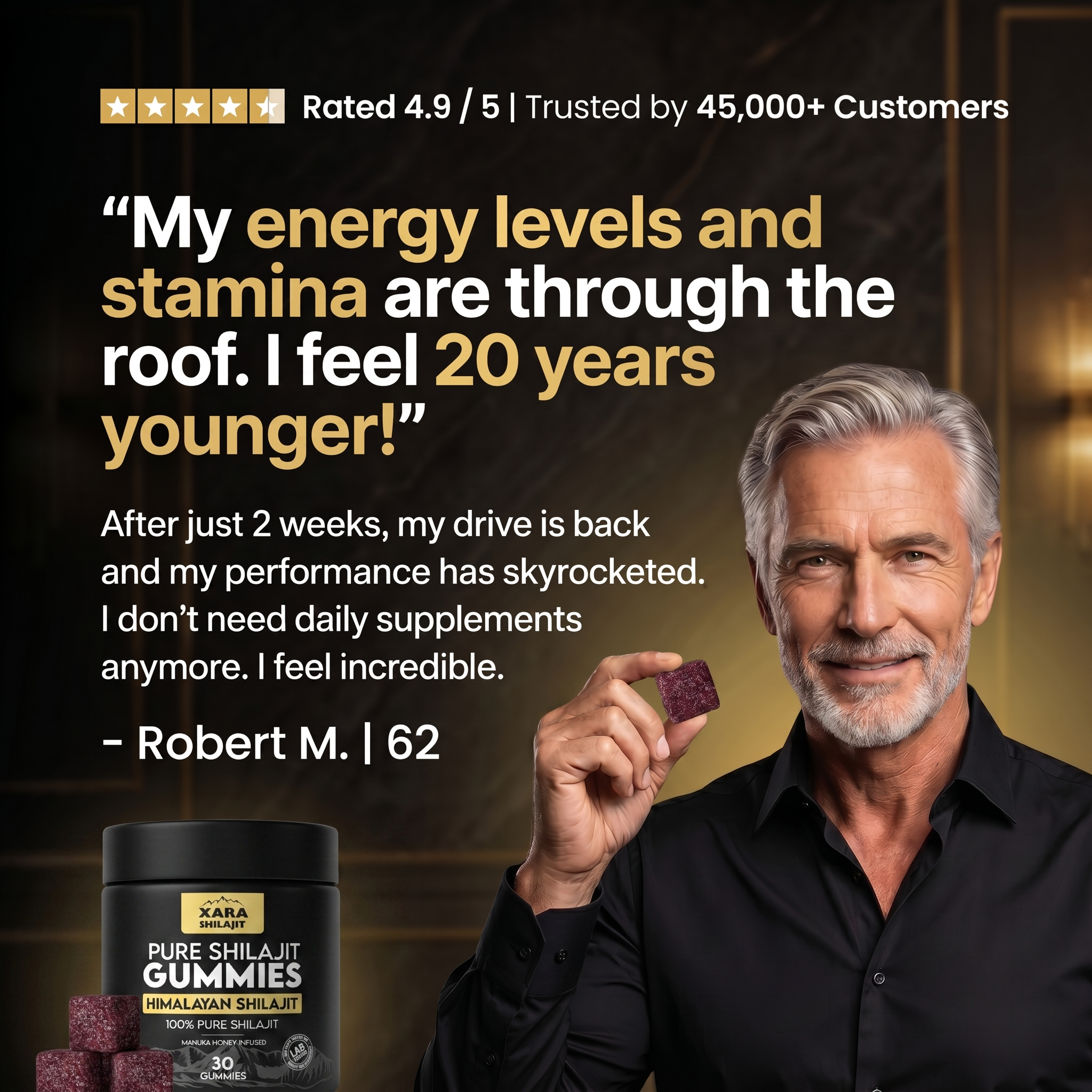 Glytze Pure Shilajit Gummies