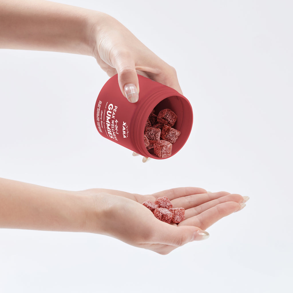 Glytze 4-in-1 Peak Wellness Gummies for men and women