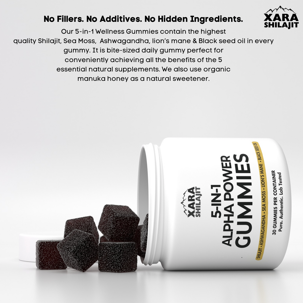 Glytze 5 in 1 Alpha wellness gummies