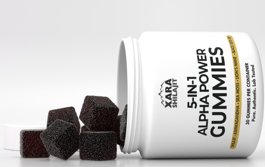 Glytze 5 in 1 Alpha wellness gummies for men and women