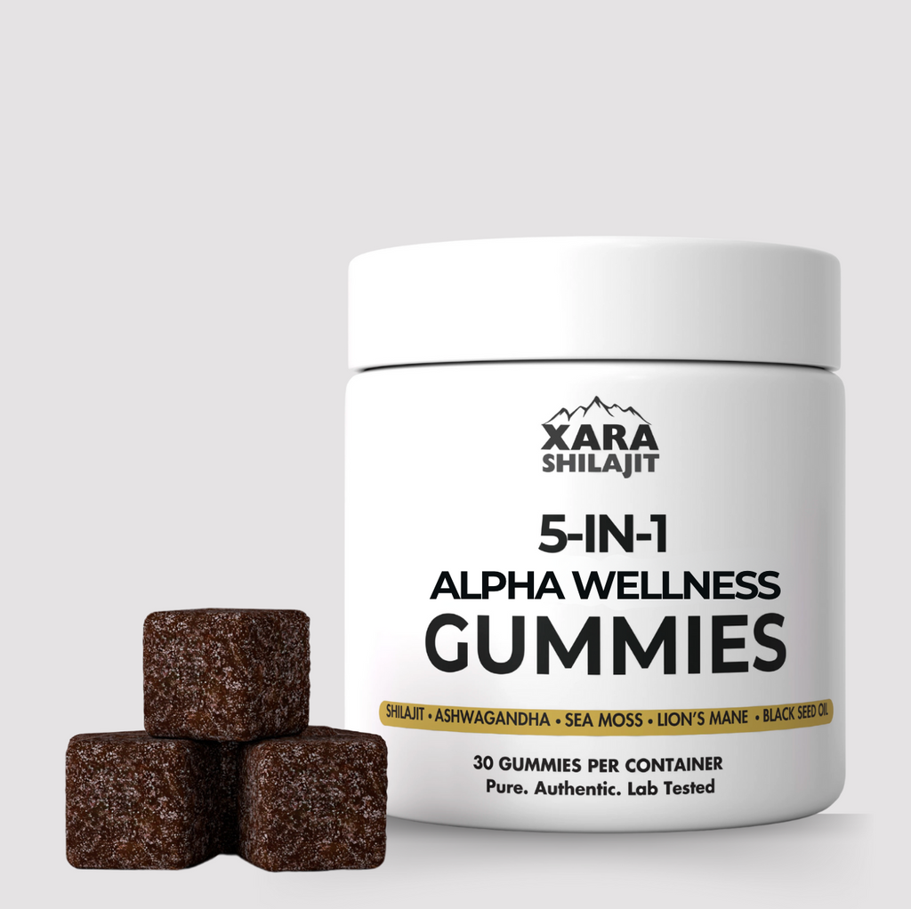 Glytze 5 in 1 Alpha wellness gummies for men and women