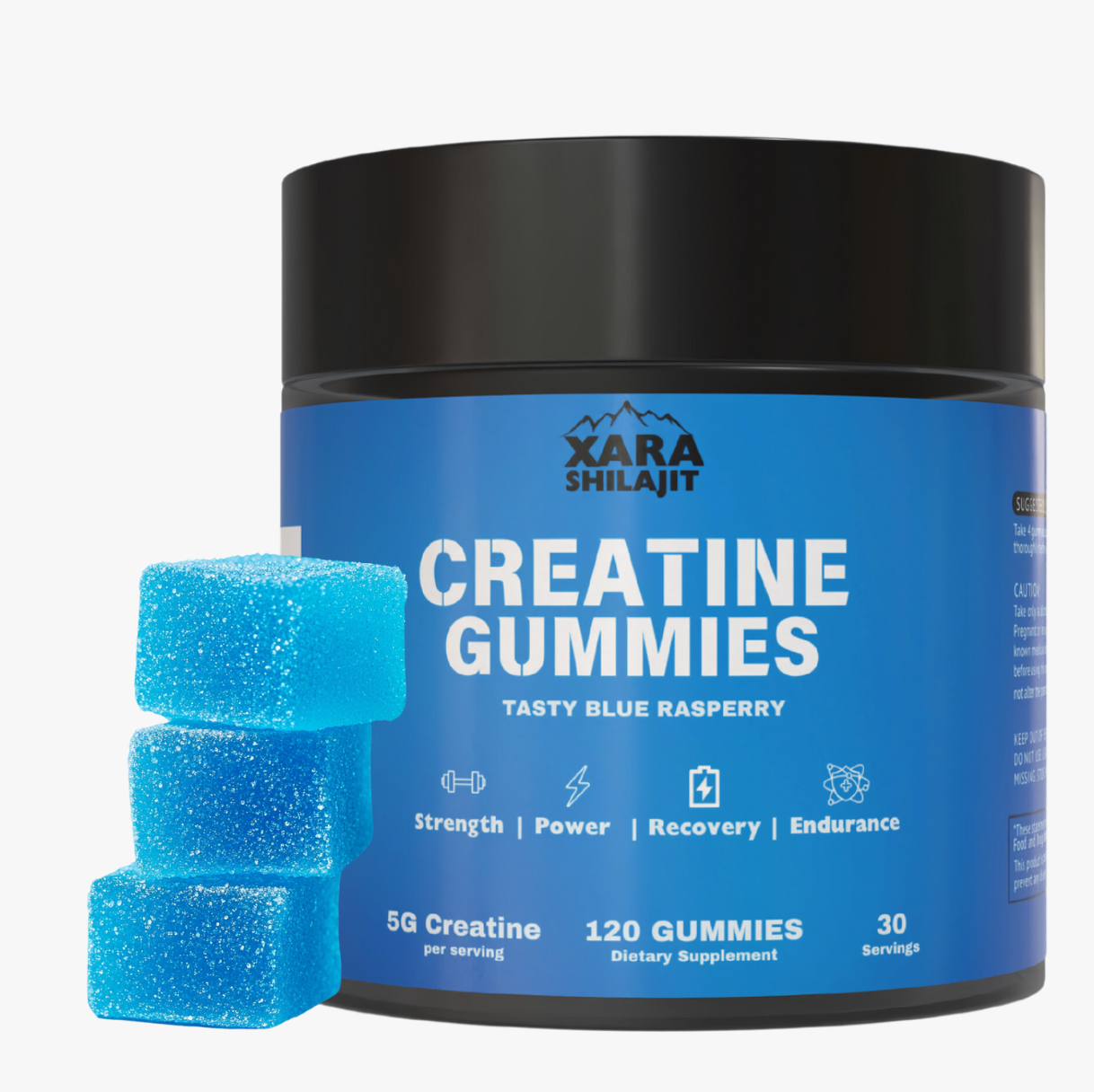 Glytze Creatine Gummies (Raspberry Flavour)