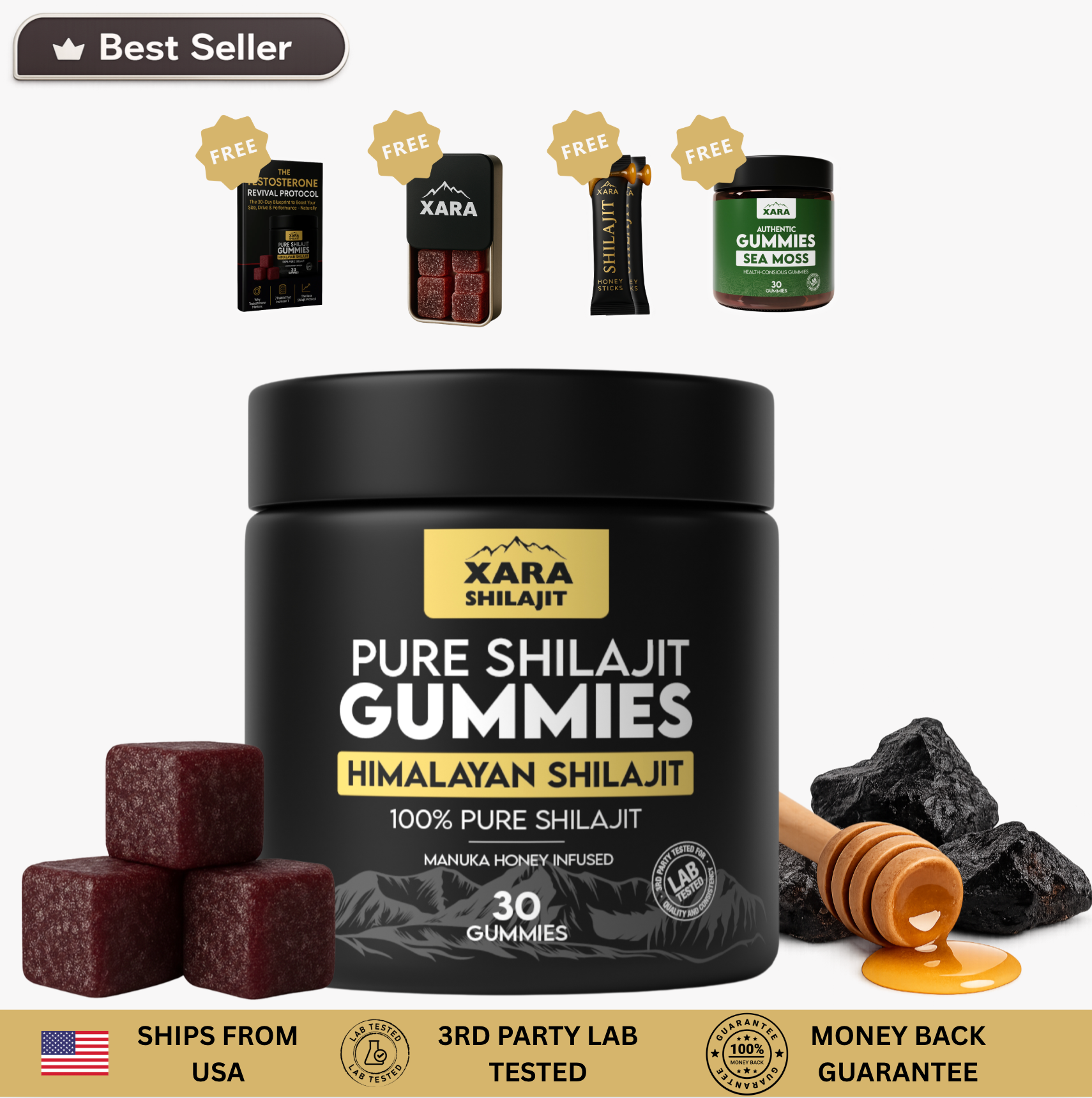 Glytze Pure Shilajit Gummies Kidney support