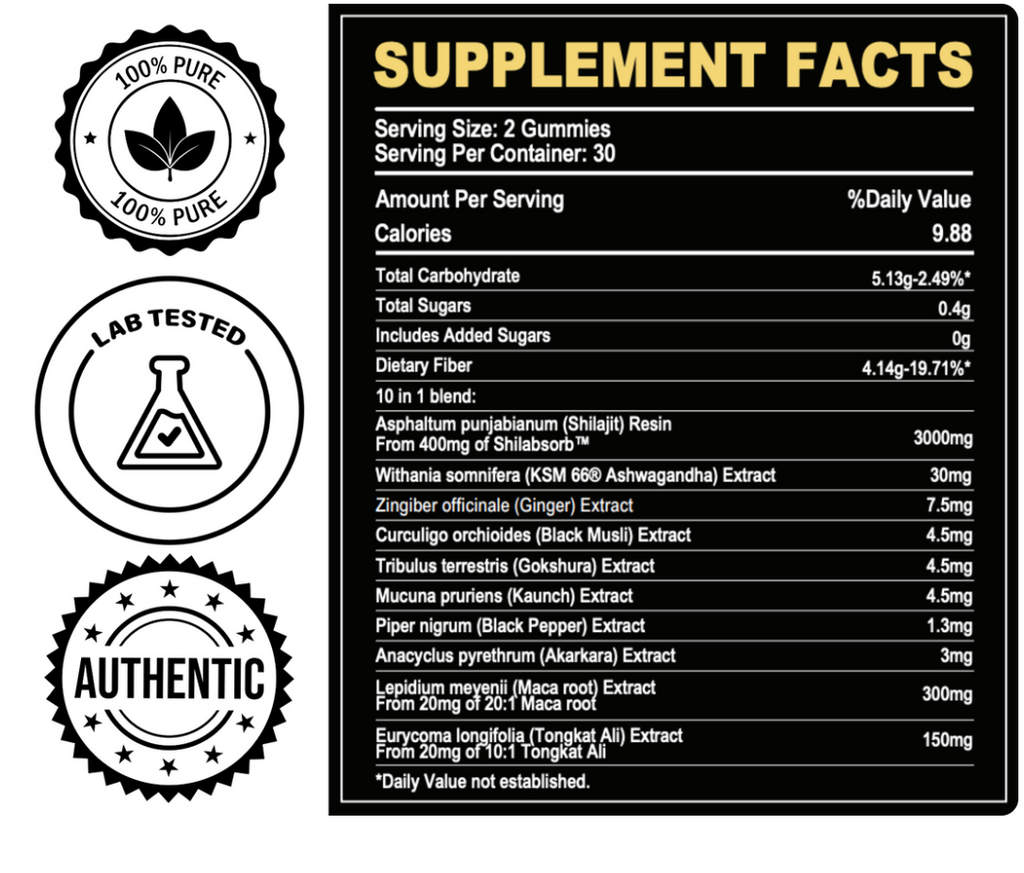 Glytze Pure Shilajit wellness formula