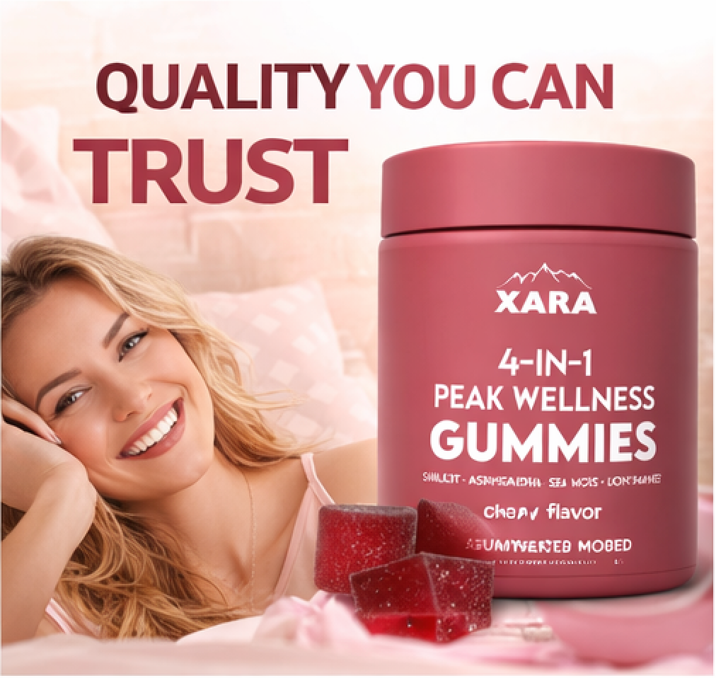 Glytze 4-in-1 Peak Wellness Gummies