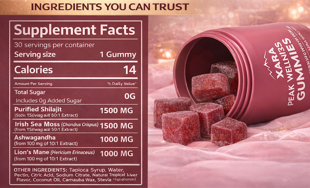 Glytze 4-in-1 Peak Wellness Gummies