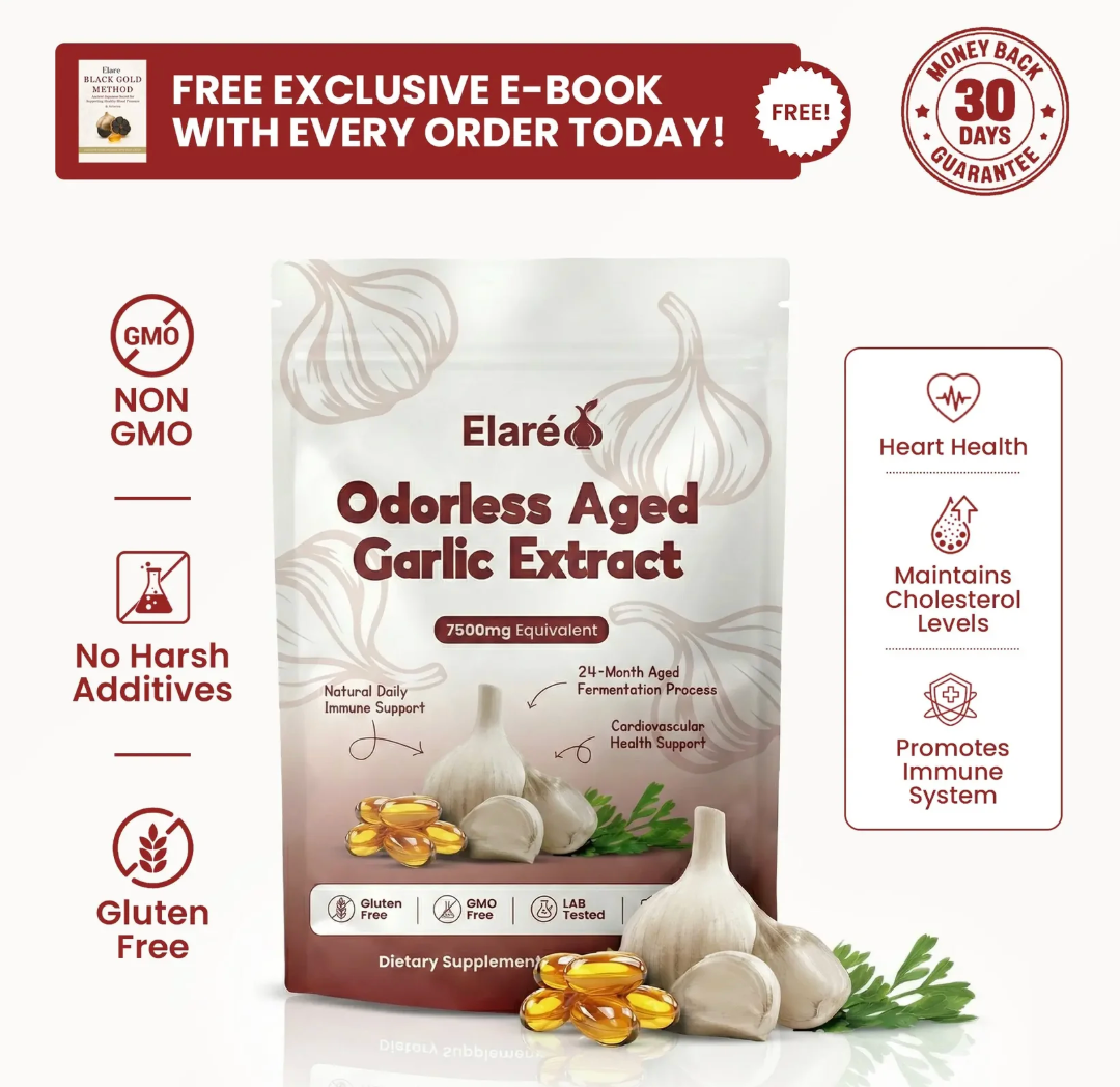 Aged Garlic Extract - 7500mg Odorless Softgels